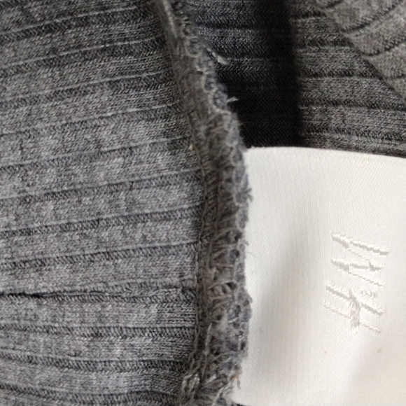 H&M Gray Ribbed Turtleneck Dress Size Small - Picture 4 of 6